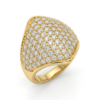 Anel Delicadeza com banho de ouro 18k
