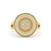 Anel Eliza com Banho de Ouro 18k